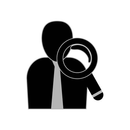 Businessman executive pictogram icon vector illustration graphic designのイラスト素材