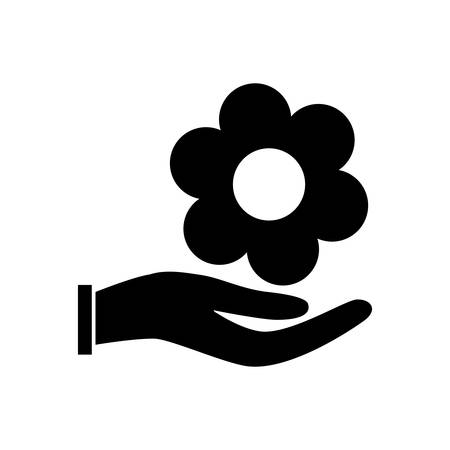 Beautiful flower plant icon vector illustration graphic designのイラスト素材