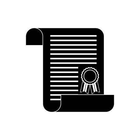 Diploma educational certification icon vector illustration graphic designのイラスト素材