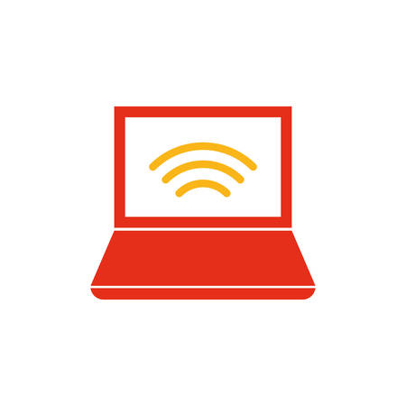 Laptop computer technology icon vector illustration graphic designのイラスト素材