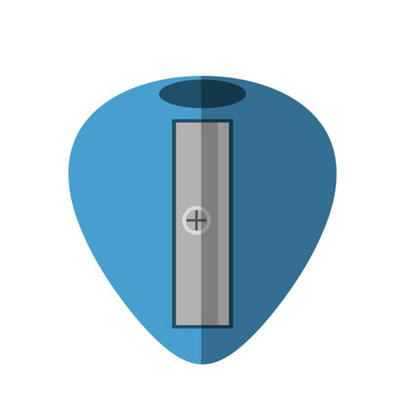 blue sharpener pencil school tool shadow vector illustration eps 10のイラスト素材
