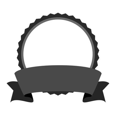 blank emblem icon image vector illustration designのイラスト素材