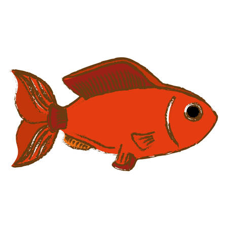 colorful fish icon image vector illustration designのイラスト素材