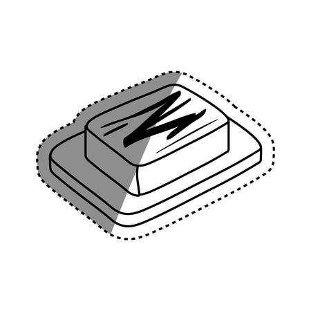 cheese dairy food icon vector illustration graphic designのイラスト素材