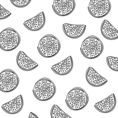 Lemon citric fruit icon vector illustration graphic designのイラスト素材