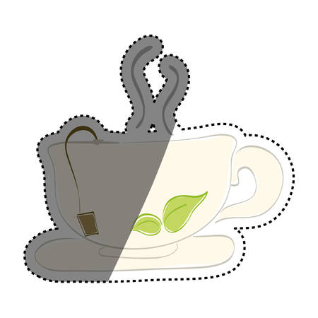Delicious tea cup icon vector illustration graphic designのイラスト素材
