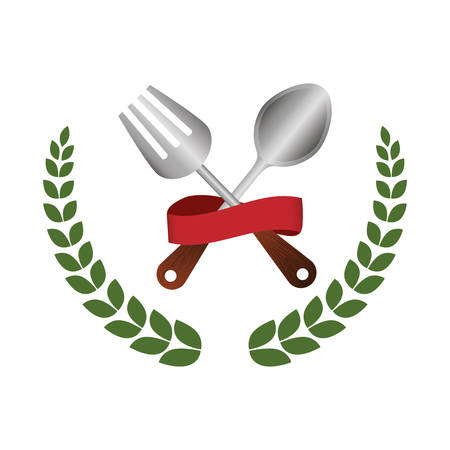 restaurant cutlery utensil icon vector illustration graphic designのイラスト素材