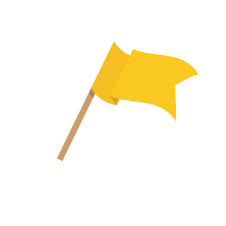 Isolated pennant flag icon vector illustration graphic designのイラスト素材