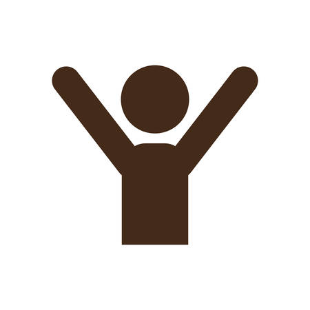 Success man pictrogram icon vector illustration graphic designのイラスト素材