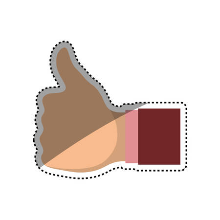 hand like thumb up icon vector illustration graphic designのイラスト素材