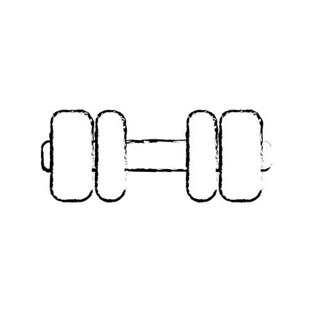 Gym weigth dumbbell icon vector illustration graphic designのイラスト素材