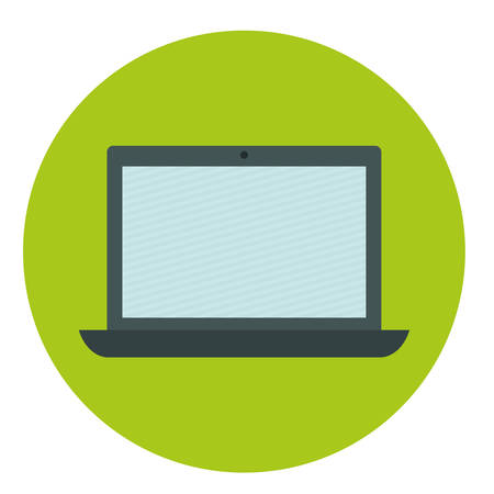 open laptop icon image vector illustration designのイラスト素材