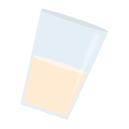 glass of milk icon image vector illustration designのイラスト素材