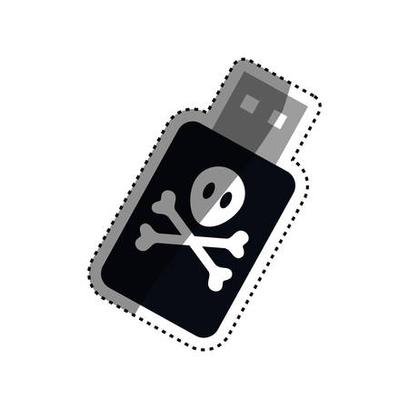 Security system technology icon vector illustration graphic designのイラスト素材