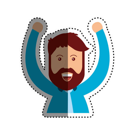 Businessman executive cartoon icon vector illustration graphic designのイラスト素材