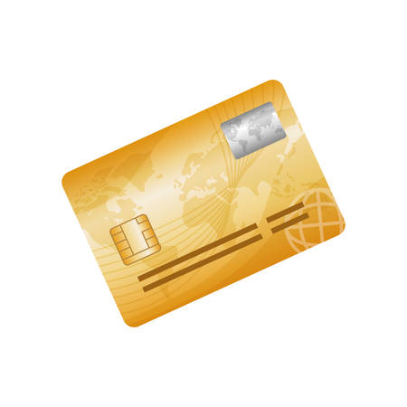 Bank credit card icon vector illustration graphic designのイラスト素材