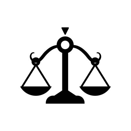 Justice Balance isolated icon vector illustration graphic designのイラスト素材