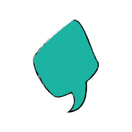 Bubble chat speakbox icon vector illustration graphic designのイラスト素材