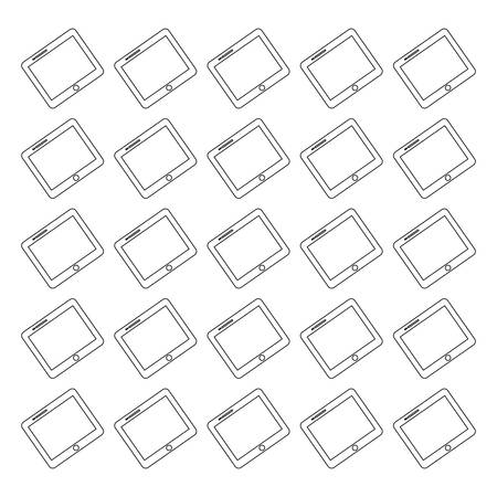 Tablet computer technology icon vector illustration graphic designのイラスト素材