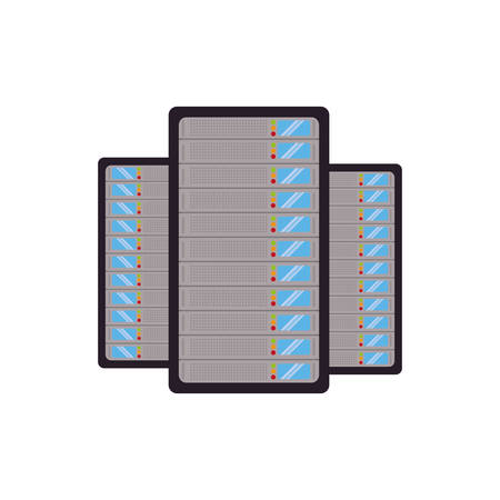 data center server technology storage vector illustration eps 10のイラスト素材
