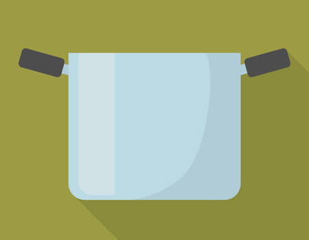 pot kitchen supplies icon image vector illustration designのイラスト素材