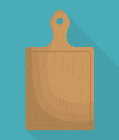wood board kitchen supplies icon image vector illustration designのイラスト素材
