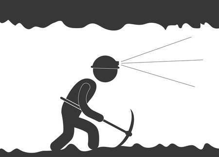 under construction related pictogram image vector illustration designのイラスト素材