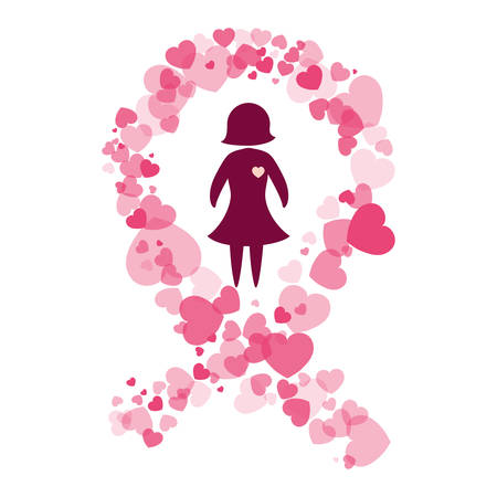 breast cancer awareness related icons image vector illustration designのイラスト素材