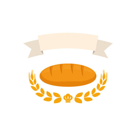 Fresh and delicious bread icon vector illustration graphic designのイラスト素材