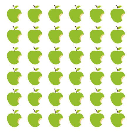 Delicious apple fruit icon vector illustration graphic designのイラスト素材