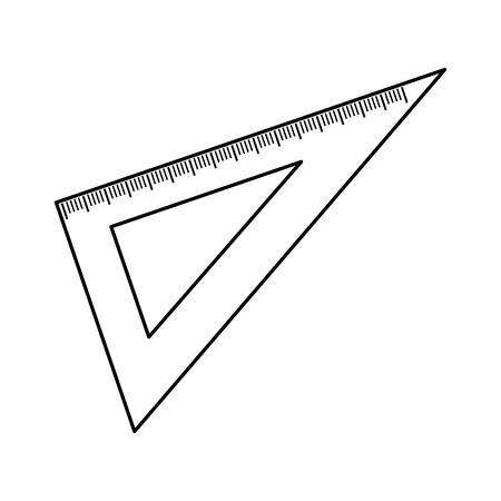 Set square ruler icon vector illustration graphic designのイラスト素材