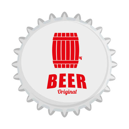 beer related emblem icon image, vector illustrationのイラスト素材