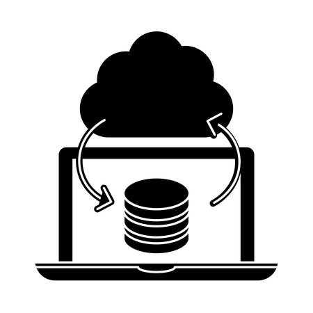 optimization database icon image design, vector illustratuionのイラスト素材