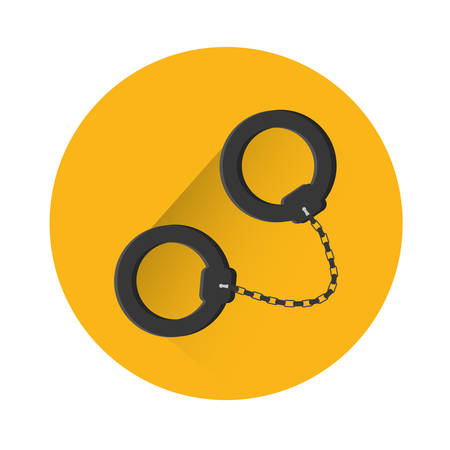 handcuffs crime icon image vector illustration designのイラスト素材