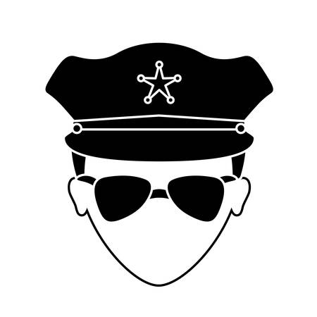 police officer icon image vector illustration designのイラスト素材