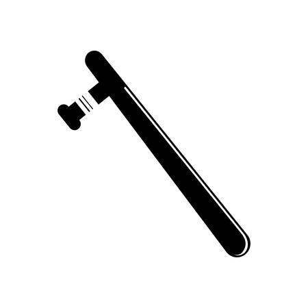 police baton  icon image vector illustration designのイラスト素材