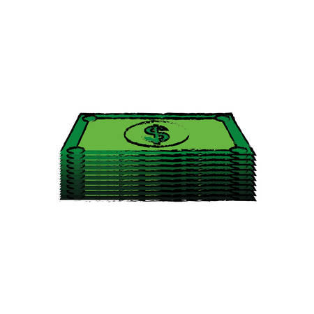 Billets of money icon vector illustration graphic designのイラスト素材