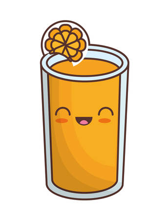 orange juice  icon image vector illustration designのイラスト素材