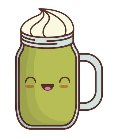 milkshake  icon image vector illustration designのイラスト素材