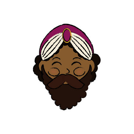 Three wise man cartoon icon vector illustration graphic designのイラスト素材