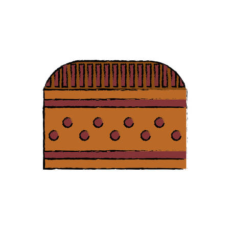 Gold box present icon vector illustration graphic designのイラスト素材