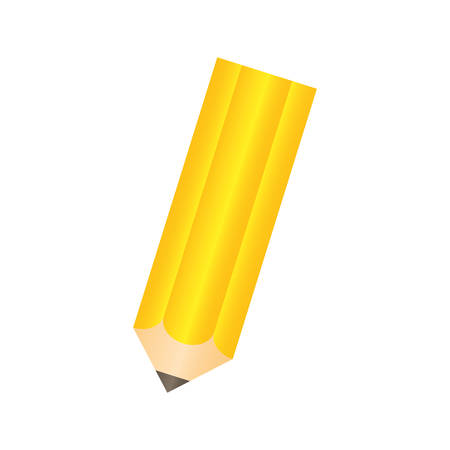 Wooden pencil isolated icon vector illustration graphic designのイラスト素材