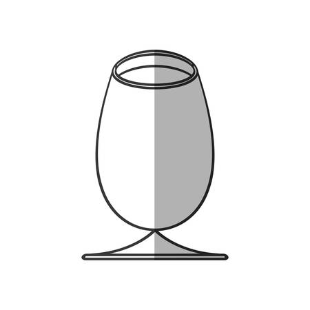 cup glass drink beverage alcohol shadow vector illustration eps 10のイラスト素材