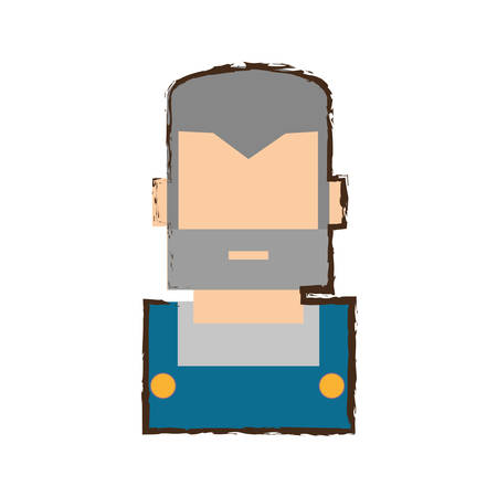 people garder man icon image, vector illustrationのイラスト素材