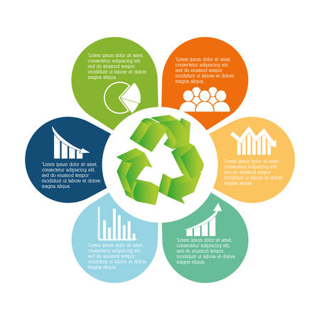 nature planet ecology care icon, vector illustrationのイラスト素材