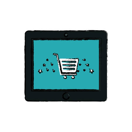 Buy online and digital marketing icon vector illustration graphic designのイラスト素材