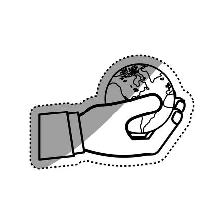 World earth isolated icon vector illustration graphic designのイラスト素材