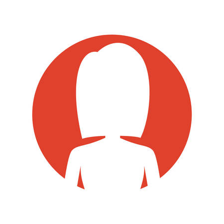 symbol casual woman cloth icon, vector illustrationのイラスト素材