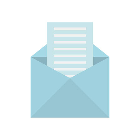 document inside envelope icon image, vector illustrationのイラスト素材