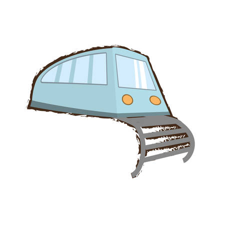 train related icon image, vector illustration designのイラスト素材